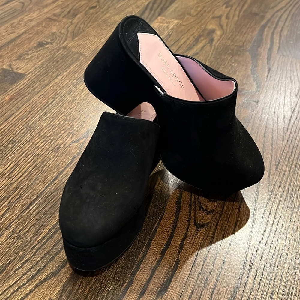 NWOB Kate spade suede clogs 7